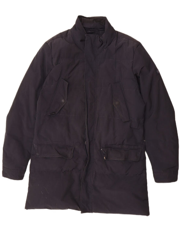 Woolrich Herre Polstret Frakke UK 38 Medium Navy Blue
