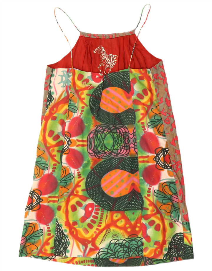 Desigual kvinders abstrakt mønster solkjole EU 42 stor flerfarvet