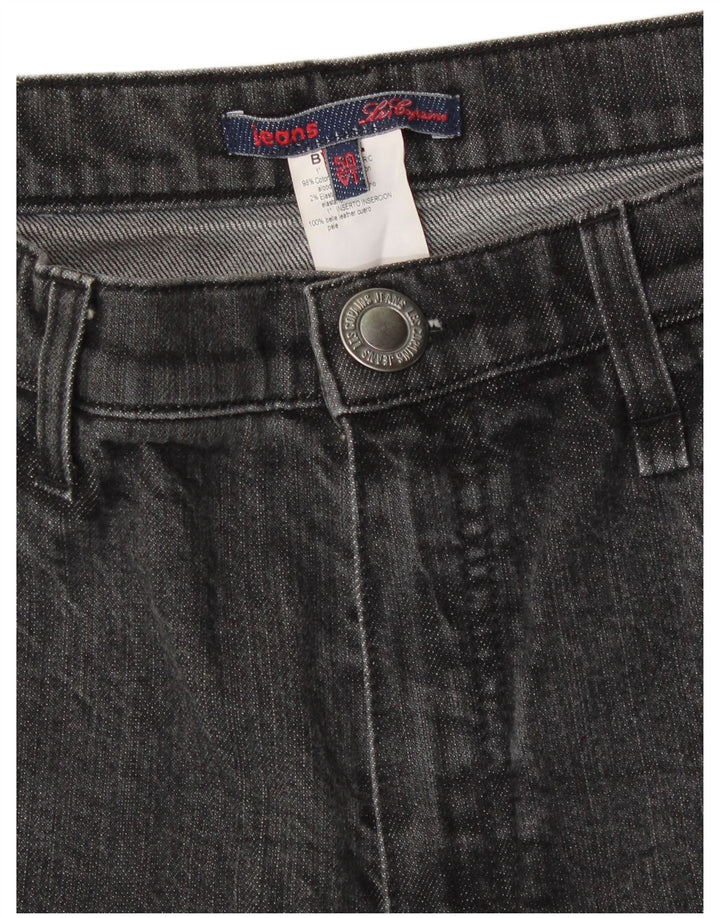 Les Copains Herre Straight Jeans IT 50 Large W34 L28 Grå Bomuld