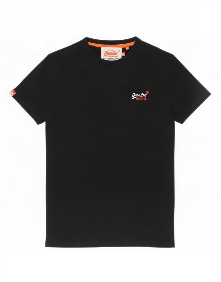 Superdry T-shirt top mellem sort bomuld til mænd