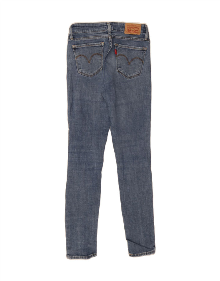 LEVI'S Womens 711 Skinny Jeans W24 L30 Blue Cotton Vintage Levi's and Second-Hand Levi's from Messina Hembry 