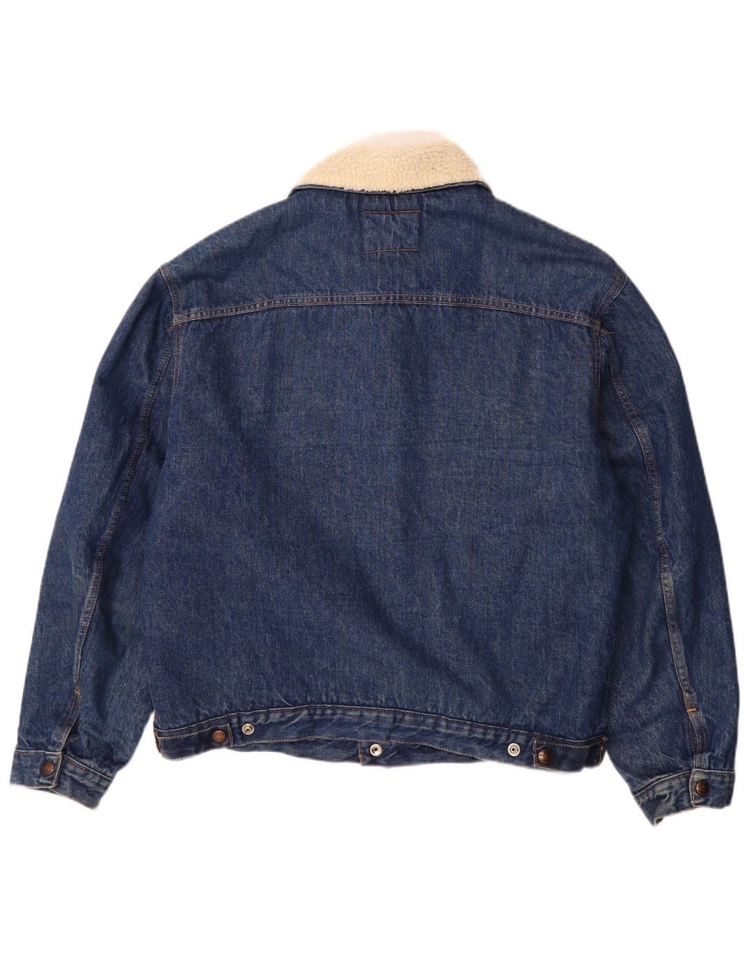 Roy Rogers Herre Denim Sherpa Jacket UK 40 Large Blue