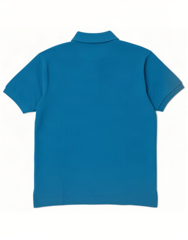 Lacoste Herre Classic Fit Polo Shirt Størrelse 7 2XL Blå Bomuld