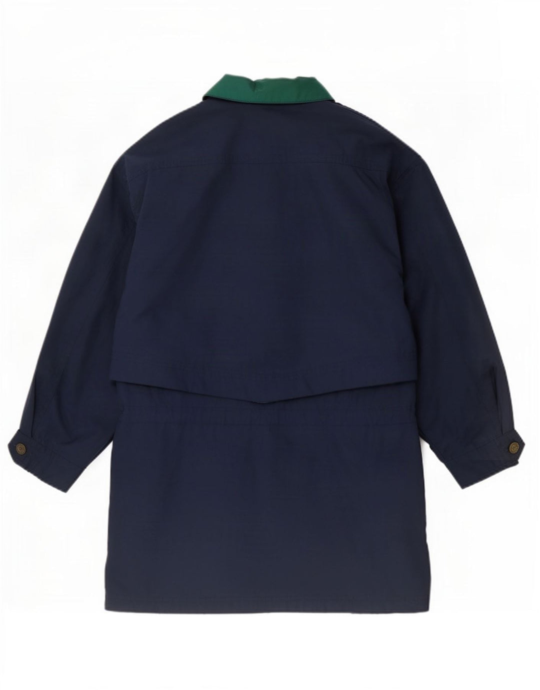 St. Bernard Dame Oversized Regnfrakke UK 10 Small Navy Blue Polyester