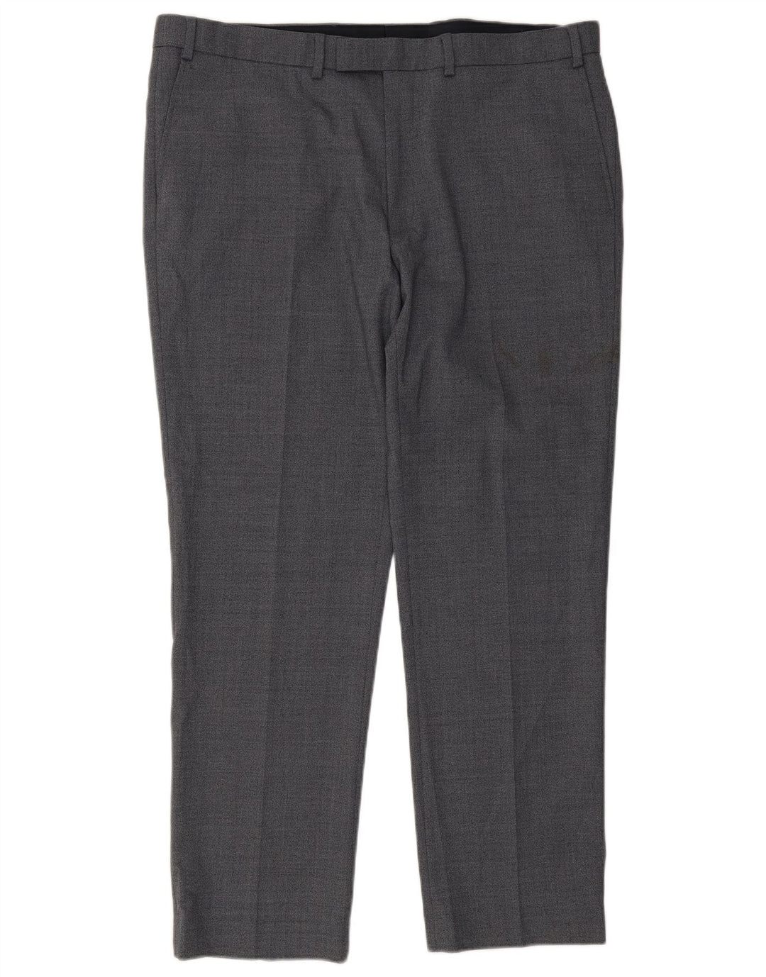 Marks & Spencer Herre Regular Suit Bukser W40 L31 Blå Polyester