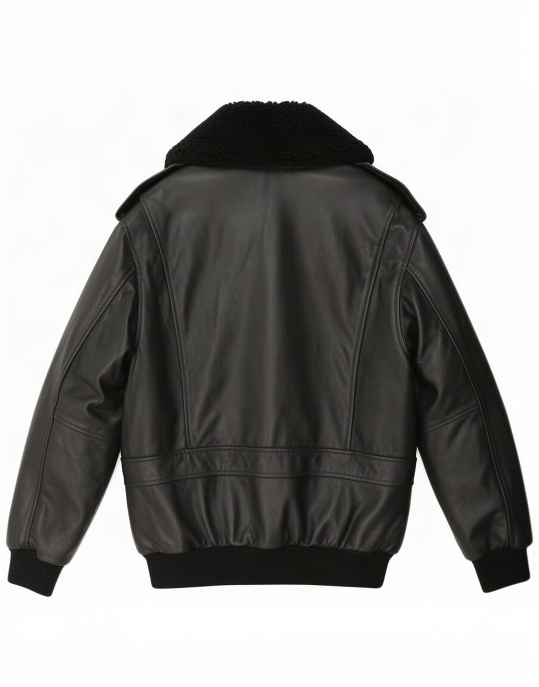 Redskins Herre Military Læderjakke UK 36 Small Black