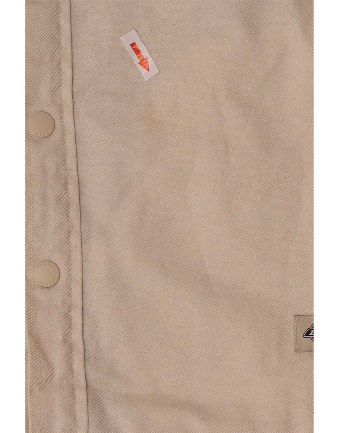 Dickies Herre Denim Sherpa Jacket UK 36 Small Beige Polyester