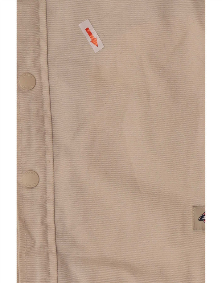 Dickies Herre Denim Sherpa Jacket UK 36 Small Beige Polyester
