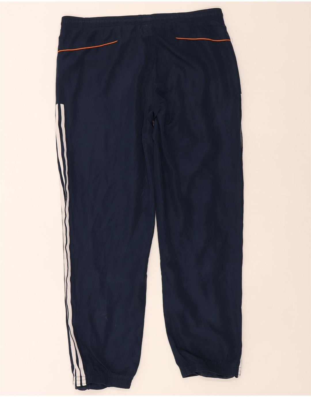 Adidas Træningsdragt til mænd Joggers UK 40/42 Medium Navy Blue Polyester