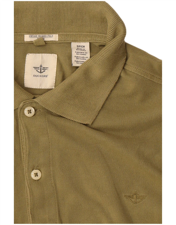 DOCKERS Polo skjorte til mænd Small Khaki