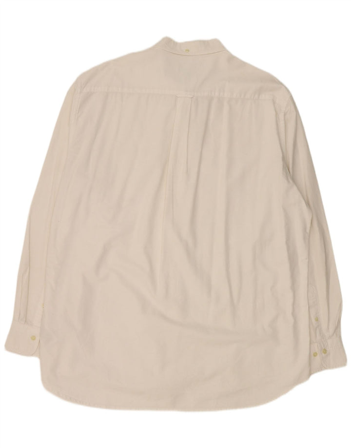 Gant Herre Regular Fit Skjorte Størrelse 47/48 19 3XL Hvid Bomuld