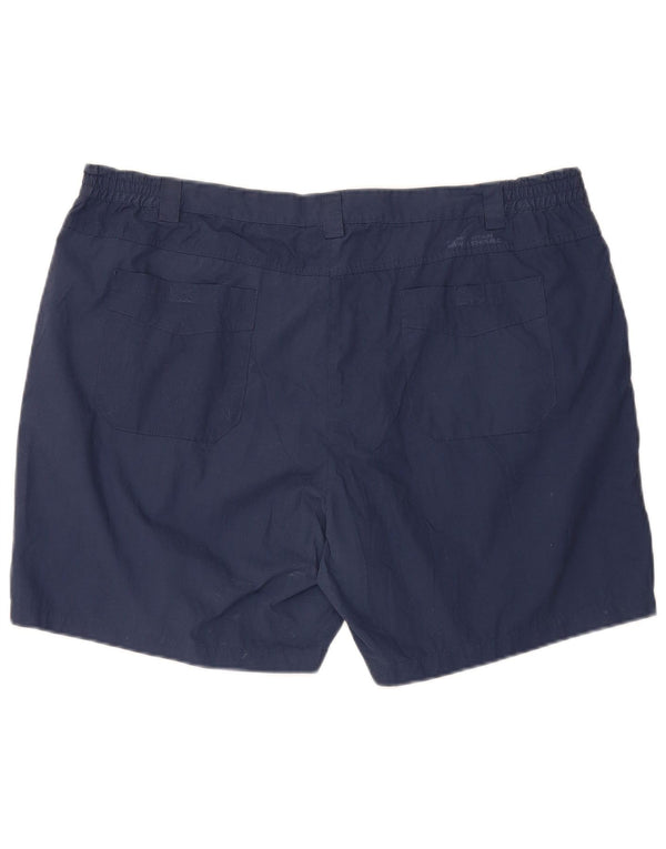 Mountain Warehouse Kvinder Højtalje Casual Shorts W44 3XL Navy Blue
