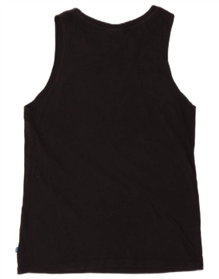 Adidas Dame Grafisk Vest Top UK 8 Lille Sort