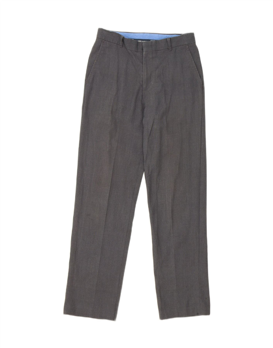 IZOD Boys Straight Chino Trousers 11-12 Years W26 L26 Grey Polyester Vintage Izod and Second-Hand Izod from Messina Hembry 