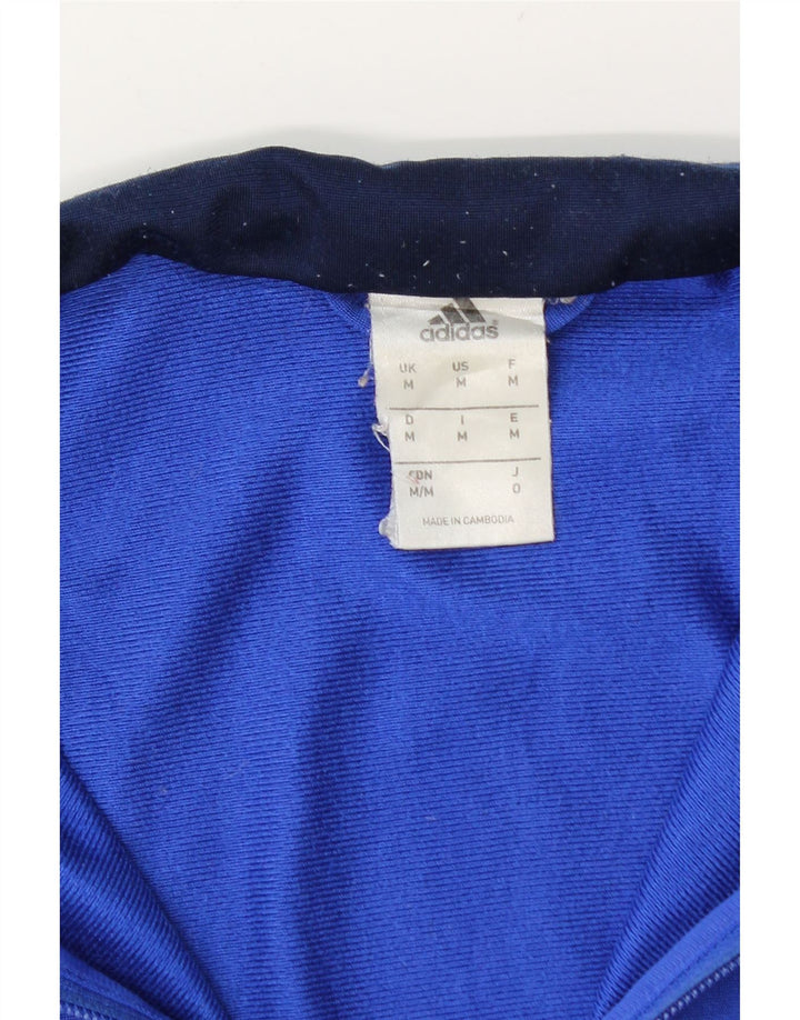 Adidas Træningsdragt til mænd Topjakke Medium Blue Colourblock Polyester