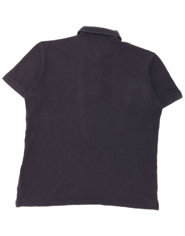 Napapijri Herre Geographic Graphic Polo Shirt 2XL Marineblå Bomuld