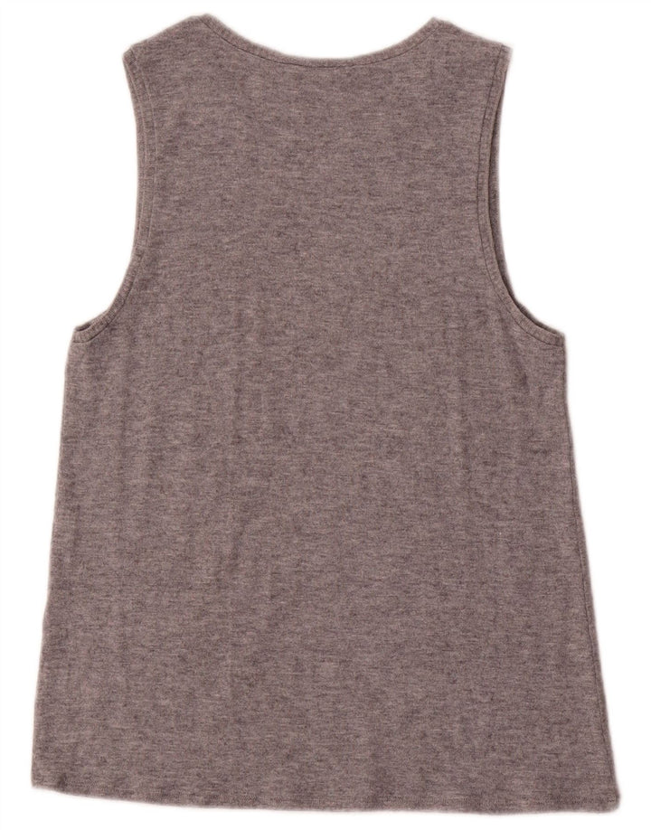 Zara Damevest Top UK 12 Medium Grå Flecked