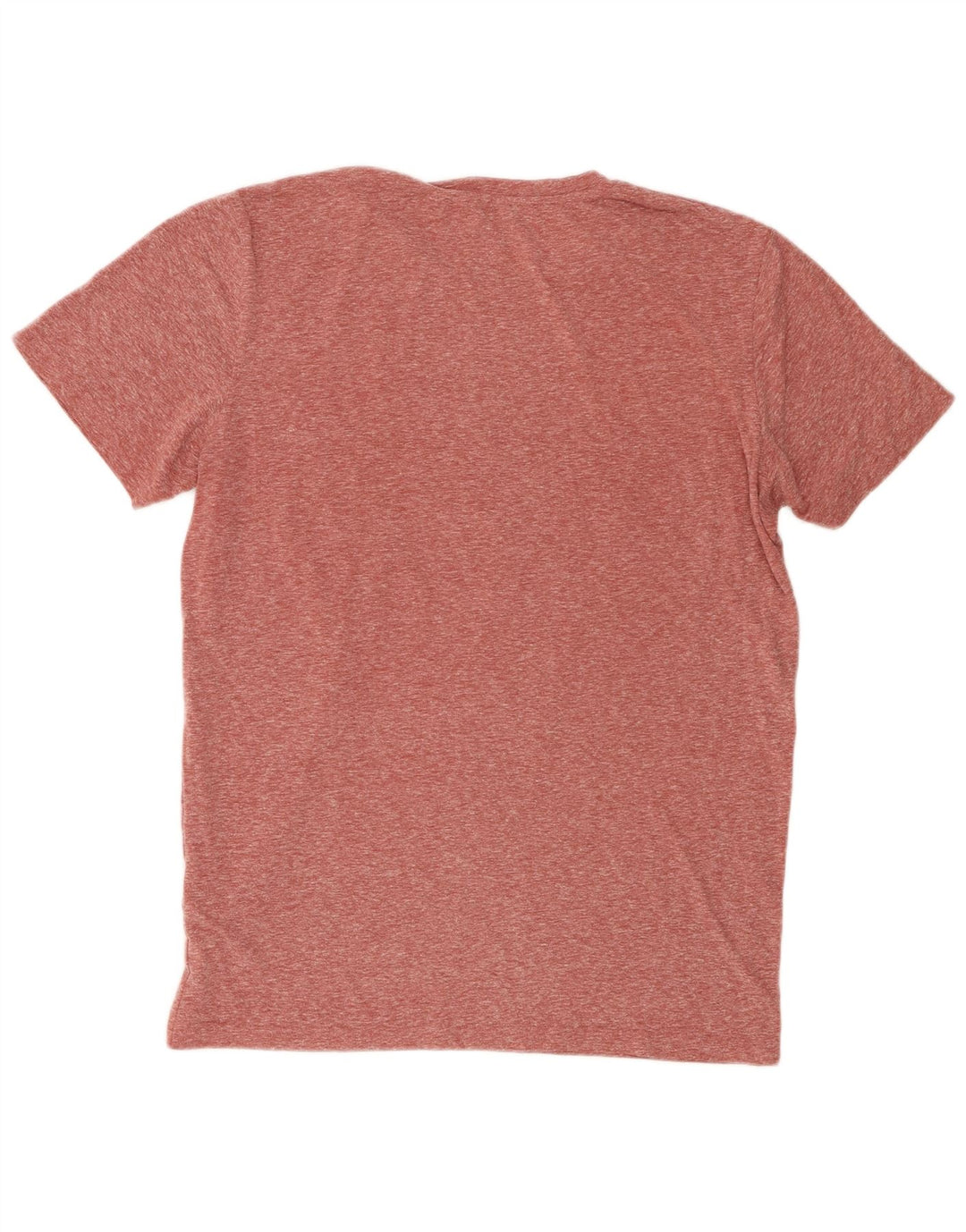 Jack & Jones Herre grafisk T-shirt Top Large Maroon Flecked Polyester