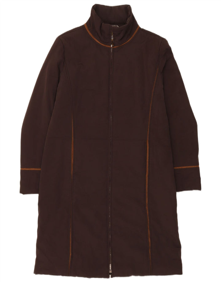 Sportmax Womens Regular Fit Polstret Frakke UK 14 Large Brown Polyester