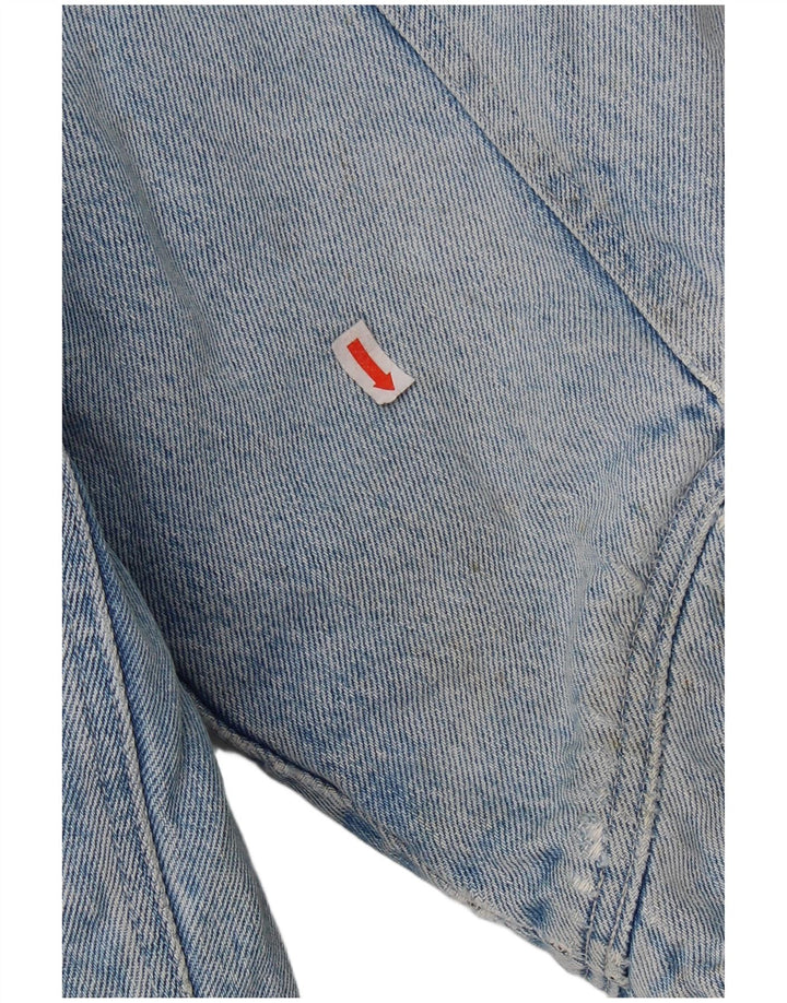 Uniform Herre Denim Sherpa Jacket UK 42 XL Blå