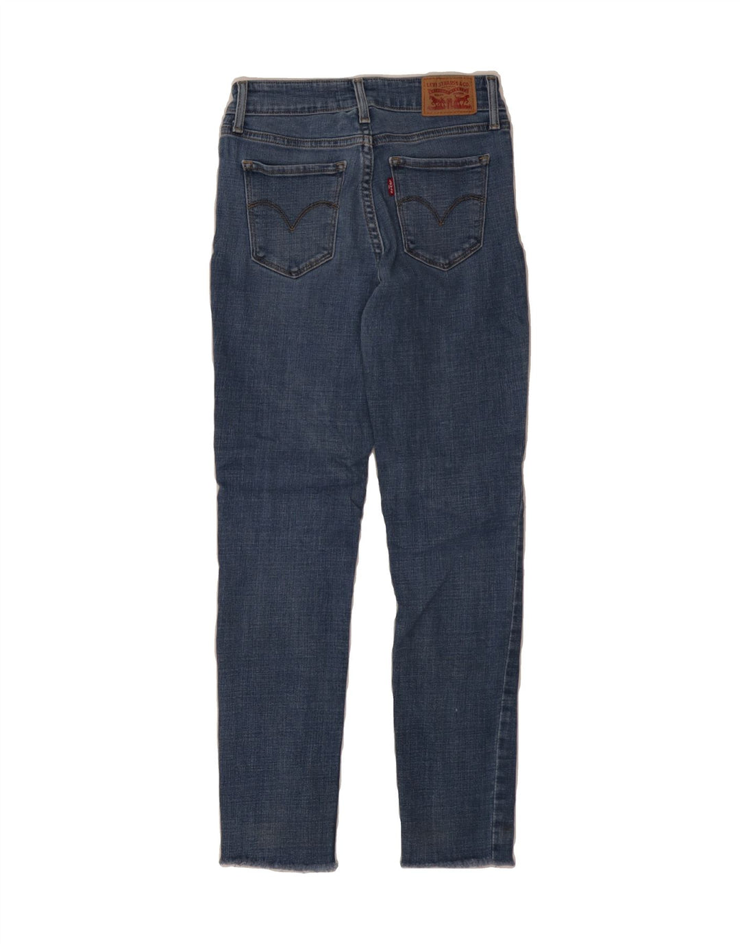 LEVI'S Womens 711 Skinny Jeans W25 L27 Blue Cotton Vintage Levi's and Second-Hand Levi's from Messina Hembry 