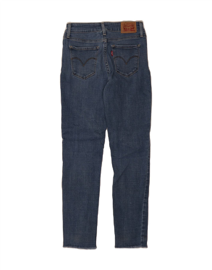 LEVI'S Womens 711 Skinny Jeans W25 L27 Blue Cotton Vintage Levi's and Second-Hand Levi's from Messina Hembry 