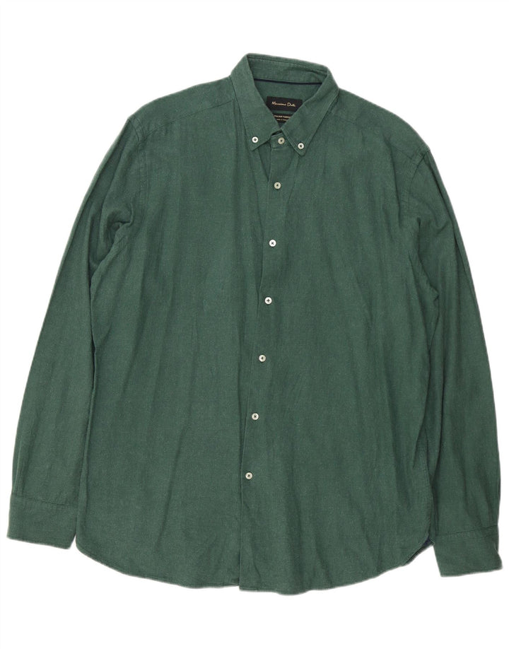 Massimo Dutti Herreskjorte XL Grøn