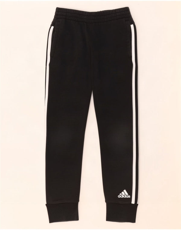 Adidas Pige Træningsdragt Bukser Joggers 9-10 År Sort Bomuld