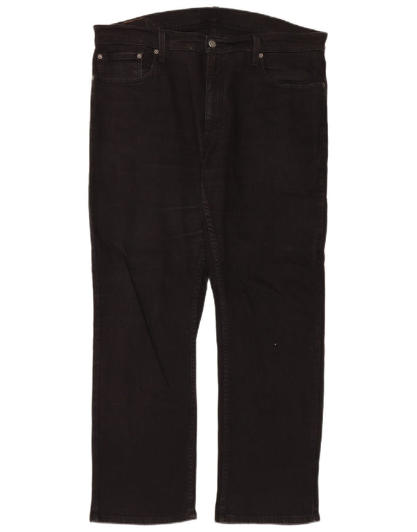 Levi's Herre 559 Relaxed Fit Straight Jeans W38 L32 Sort Bomuld