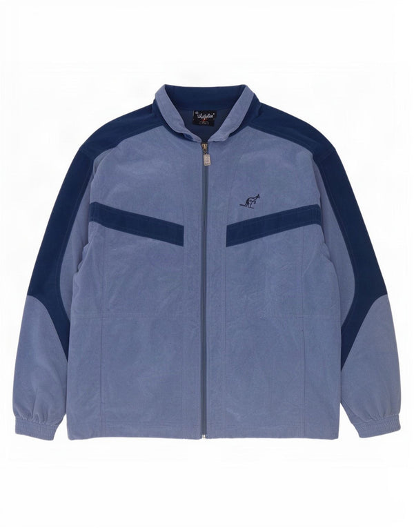 AUSTRALIAN L'ALPINA Træningsdragt til mænd Topjakke UK 46 XL Blå Colourblock