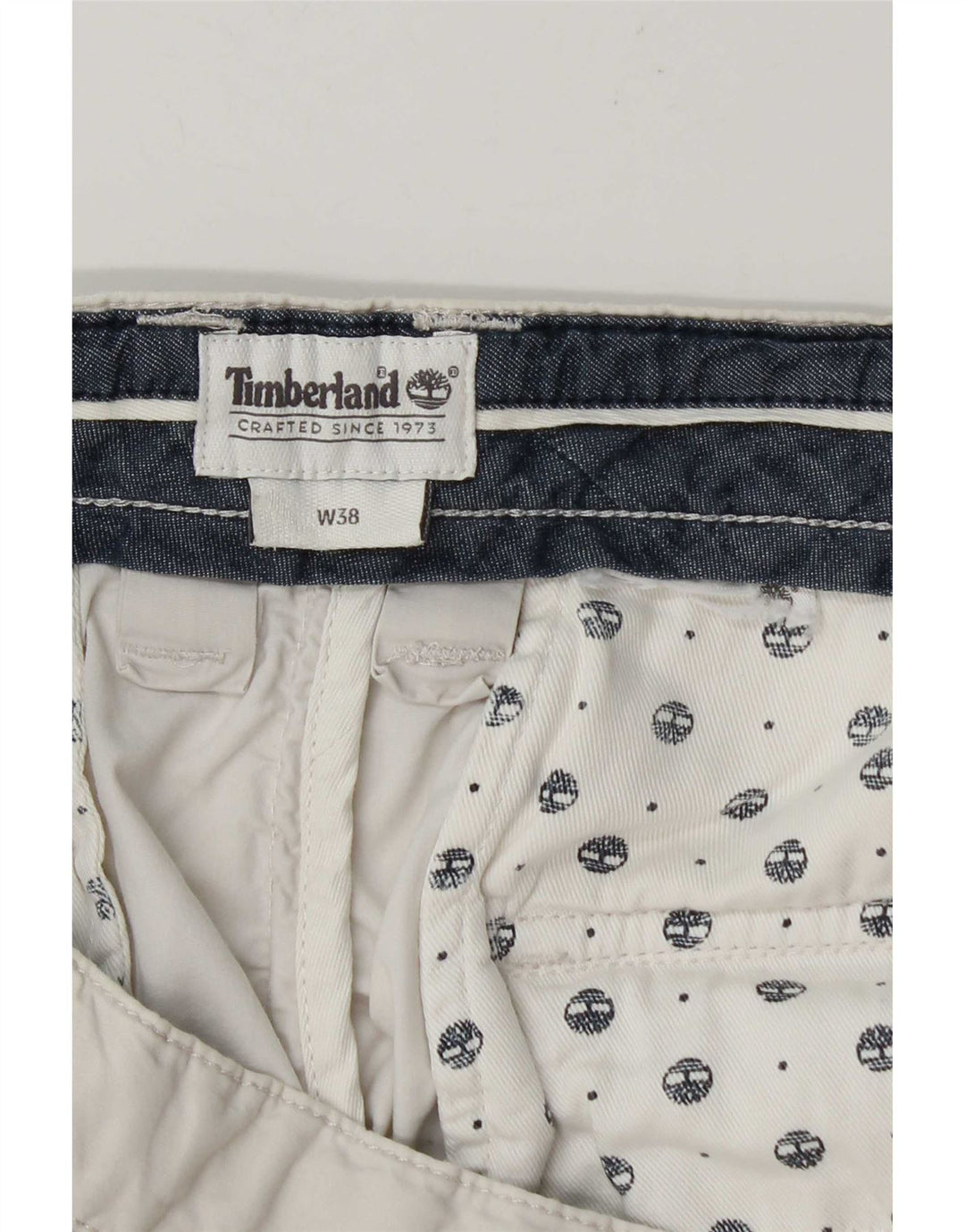 Timberland Chino Shorts til mænd W38 XL Hvid