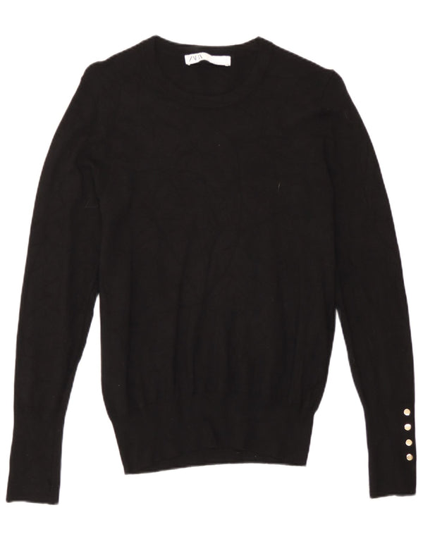 Zara Dame Jumper Sweater UK 12 Medium Sort