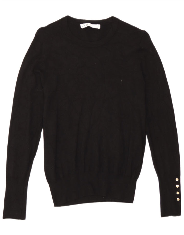 Zara Dame Jumper Sweater UK 12 Medium Sort