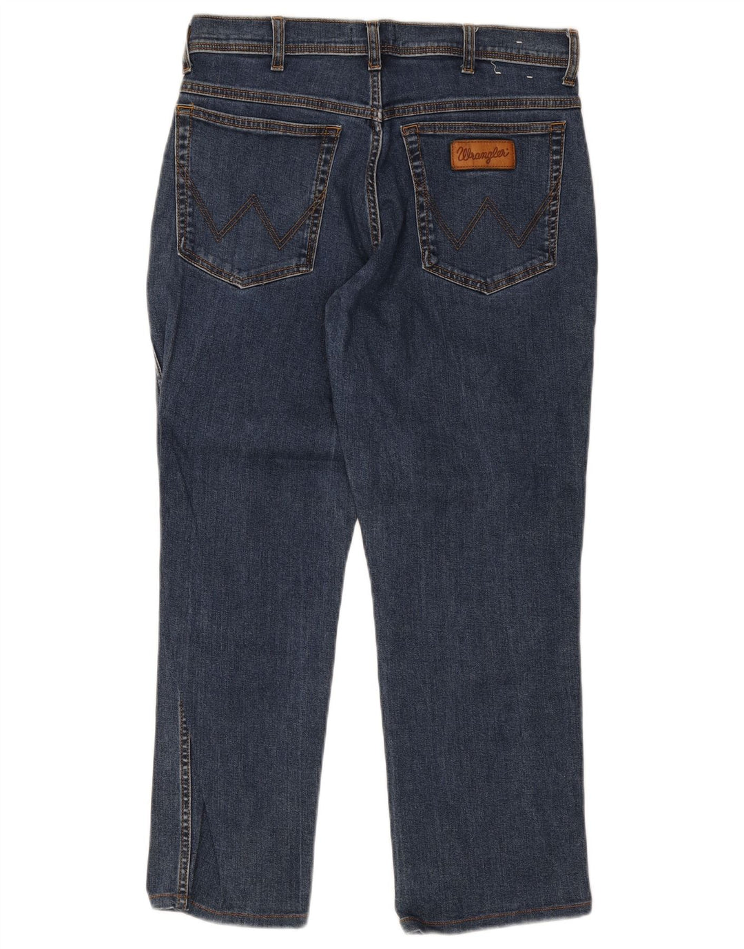 Wrangler Herre Texas Straight Jeans W34 L27 Blå Bomuld