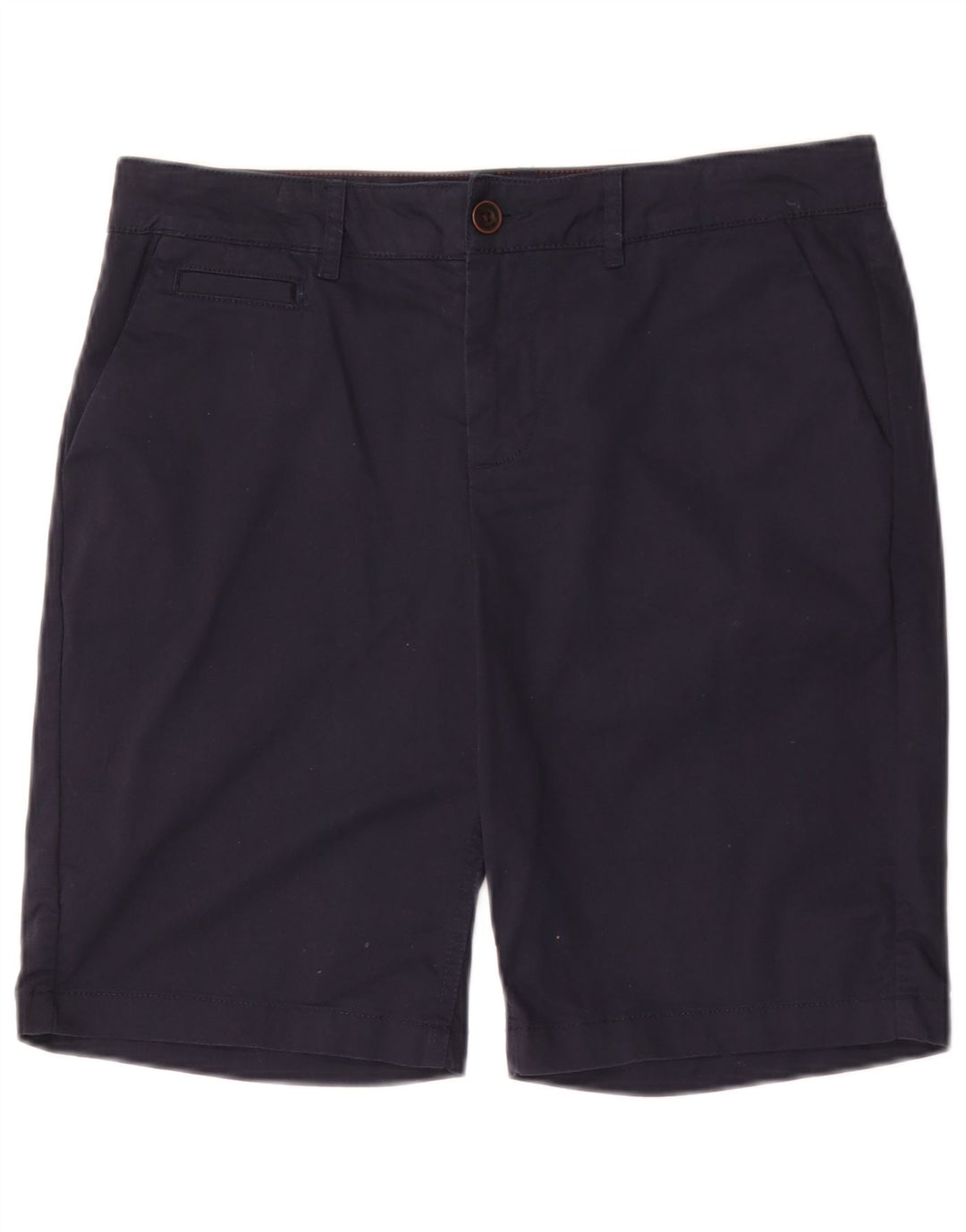 Fat Face Dame Bermuda Shorts UK 12 Medium W34 Navy Blue Bomuld