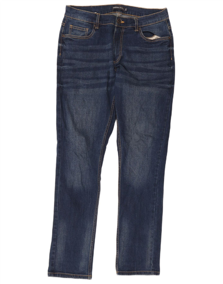 Farah Straight Jeans til mænd W30 L32 Marineblå bomuld