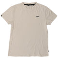 SUPERDRY Herre T-Shirt Top Medium Hvid Bomuld