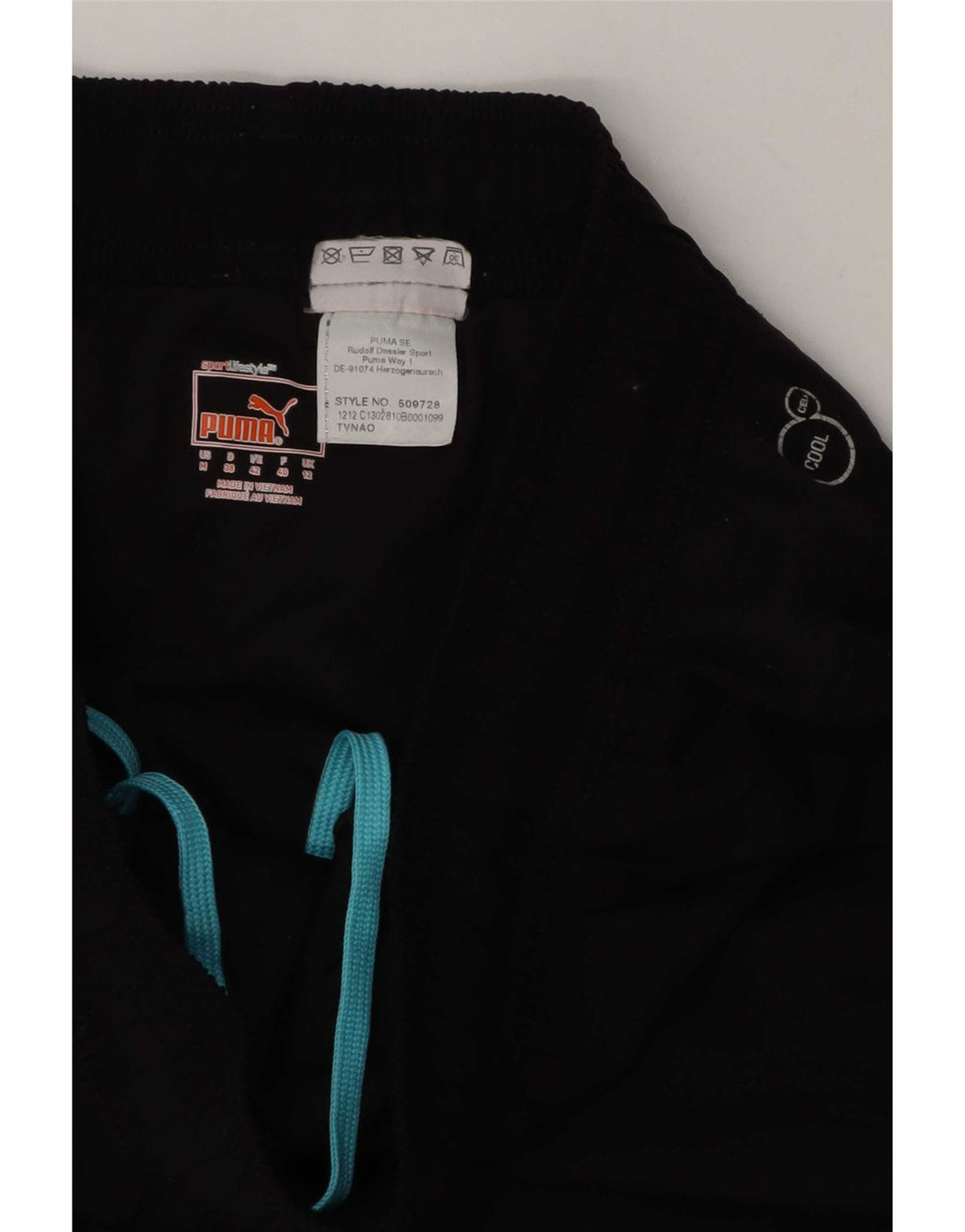 Puma Sportsshorts til kvinder UK 12 Medium Sort Geometrisk