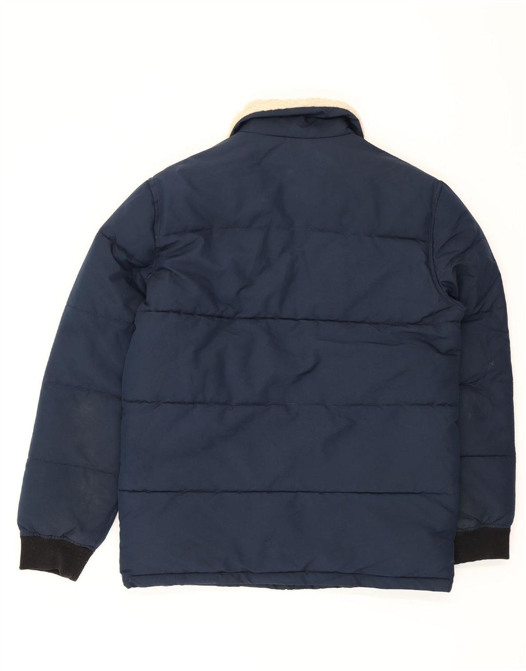 Marks & Spencer Polstret Herrejakke UK 38 Medium Navy Blue Colourblock