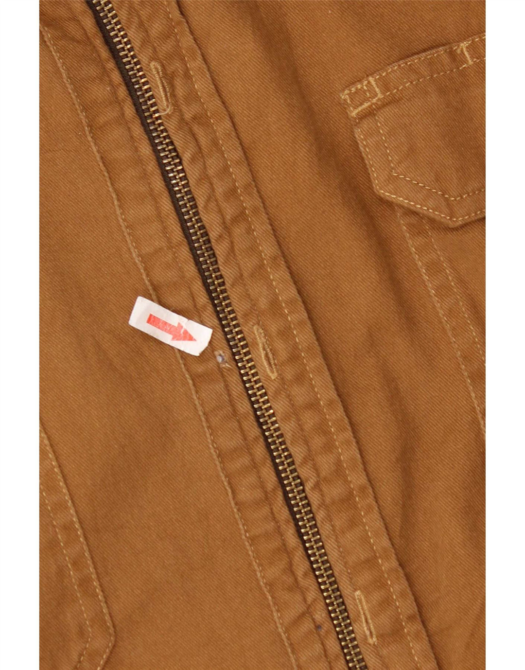 Wrangler kortærmet herreskjorte XL brun bomuld