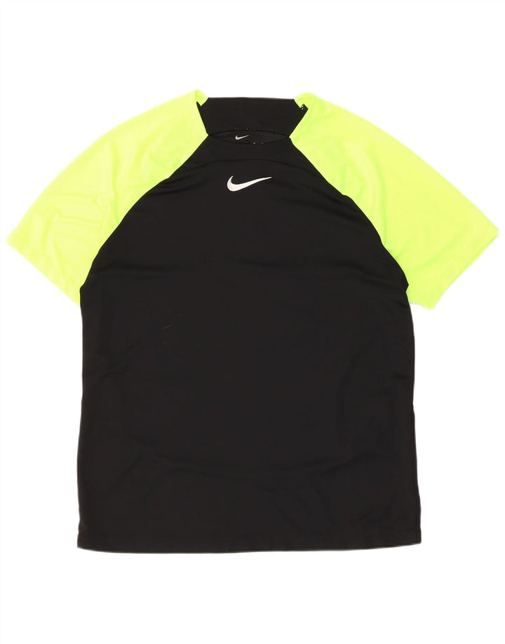 Nike Herre Dri Fit T-Shirt Top XL Sort Colourblock Polyester