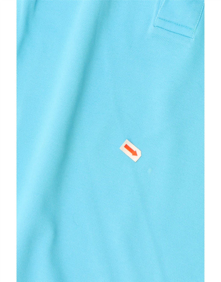 HARMONT & BLAINE Herre Regular Fit Polo Shirt Stor Blå Bomuld