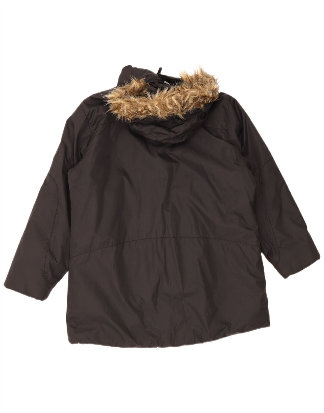 Helly Hansen Dame Hooded Parka Jacket UK 18 XL Sort Polyamid