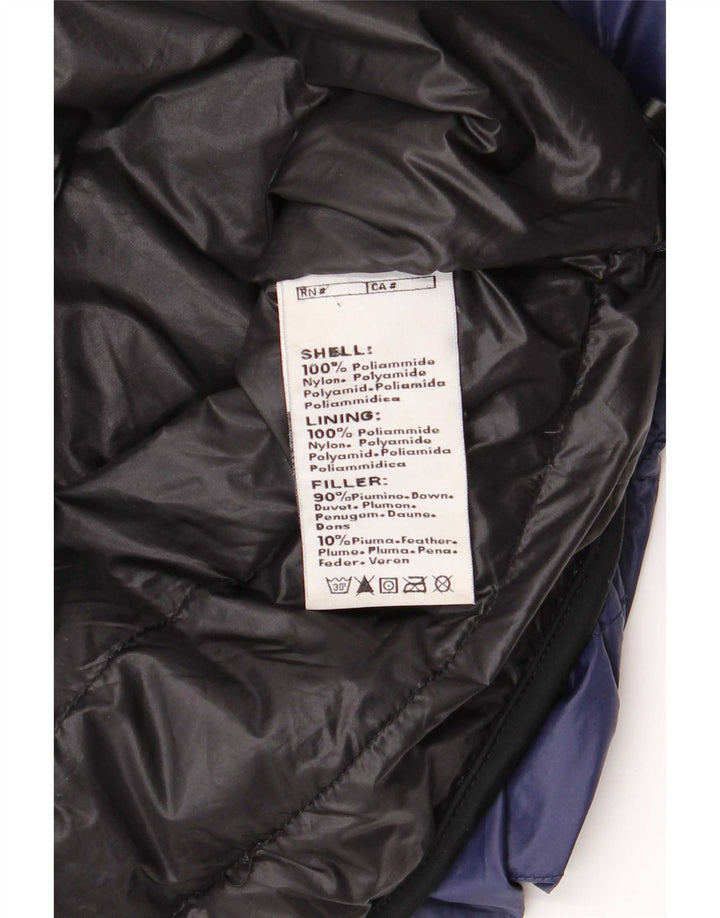 Kappa Herre polstret jakke UK 40 Large Navy Blue Polyamide