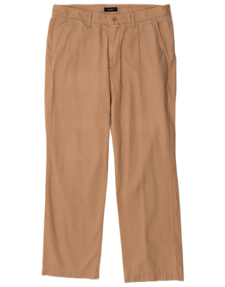 GANT Herre New Haven Regular Fit Straight Chino-bukser W35 L30 Beige