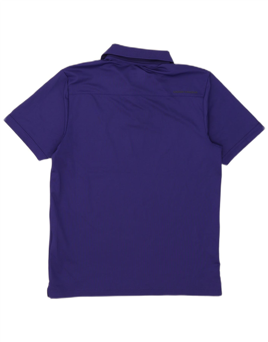 Under Armour Herre Heat Gear Polo Shirt Medium Blue Polyester