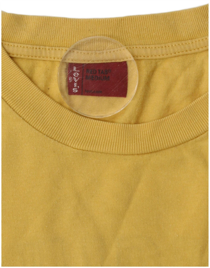 Levi's Herre grafisk T-shirt Top Medium Gul