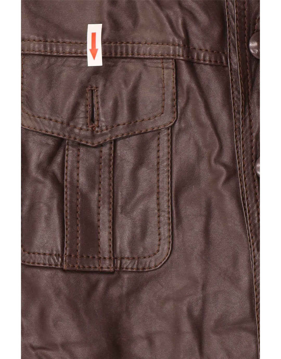 Vintage herre læderjakke UK 36 Small Brown