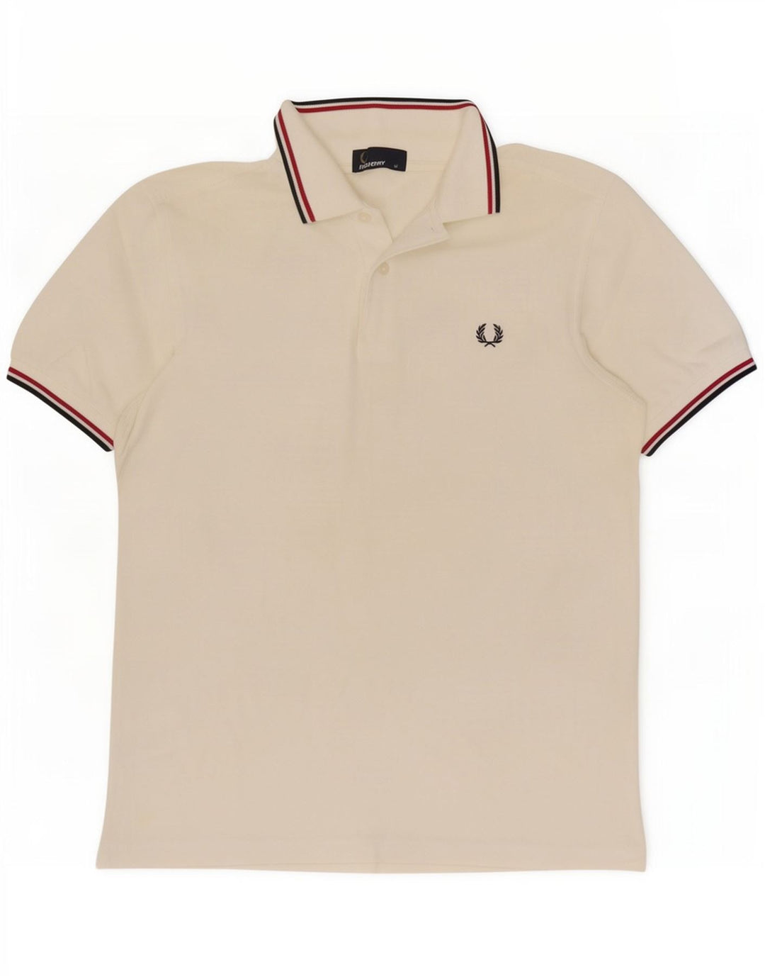 Fred Perry Herre poloshirt Medium hvid bomuld