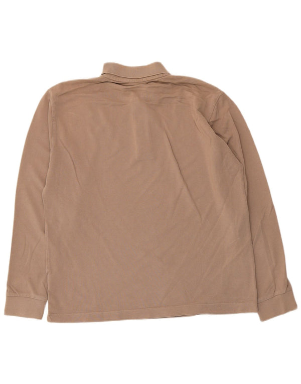 Kappa Langærmet Polo Shirt til mænd, lille grå bomuld